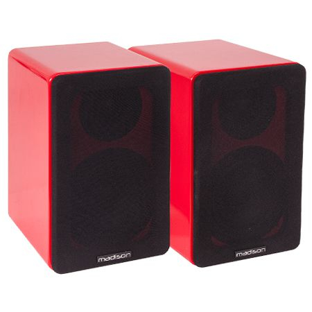Boxe - SET 2 BOXE ACUSTICE 2 CAI 40W RMS - ROSU