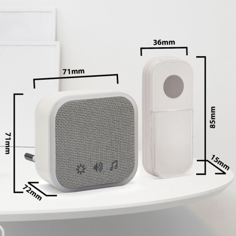 SET 2 SONERII WIRELESS 36 MELODII 150M ALIMENTARE 220-240V [3]