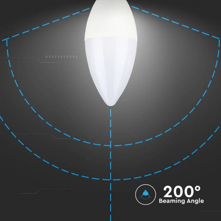 Set 3 becuri led E14 5.5W 4000K alb neutru V-tac [6]