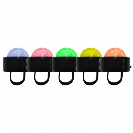 Set 4 inele iluminate led 3x0.2w rgb [2]