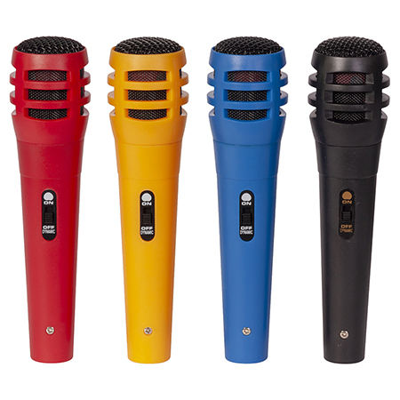 Microfoane Cu Fir - SET 4 MICROFOANE DIVERSE CULORI