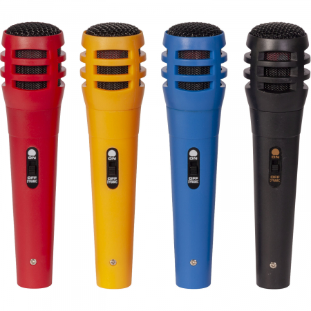 Microfoane Cu Fir - SET 4 MICROFOANE DIVERSE CULORI