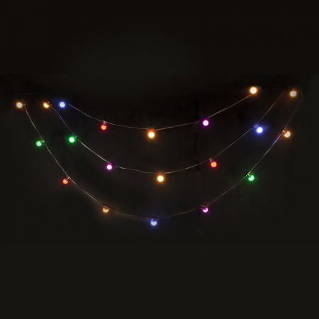 Ghirlanda luminoasa 20becuri x 0,5W, colorare RGB, 10 metri, protectie IP65, Ibiza Light [2]