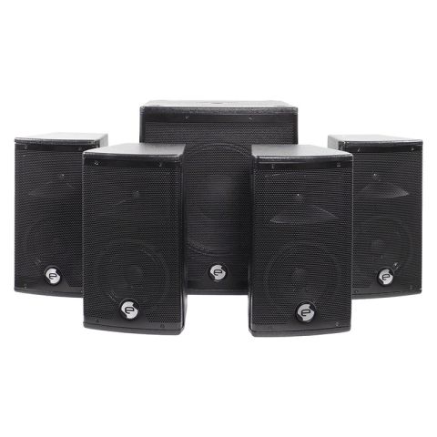 SISTEM 1 SUBWOOFER ACTIV 270W + 4 SATELITI 12"/30CM 80WX4 [1]