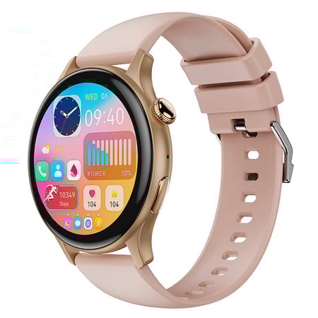 Accesorii GSM/Tablete/Smartwatch - SMARTWATCH AMOLED J6 IP68- ROSE GOLD