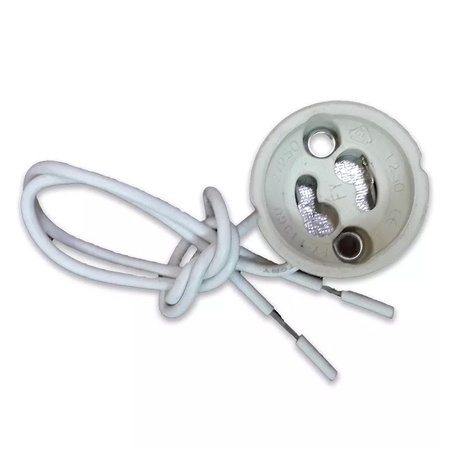 Accesorii Pentru Becuri - Soclu ceramic GU10 cu fir V-tac