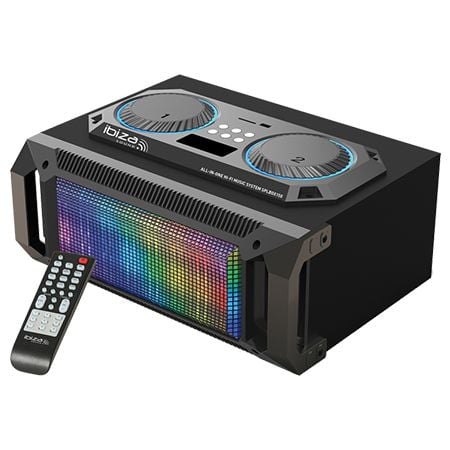 Radio/Playere/Boxe Multimedia Bluetooth - SOUND BOX 2.1 100W RMS USB/SD/BT/FM/AUX ILUMINAT LED