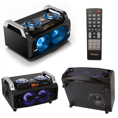 Radio/Playere/Boxe Multimedia Bluetooth - SOUND BOX 60W RMS USB/SD/BT/FM/AUX ILUMINAT LED