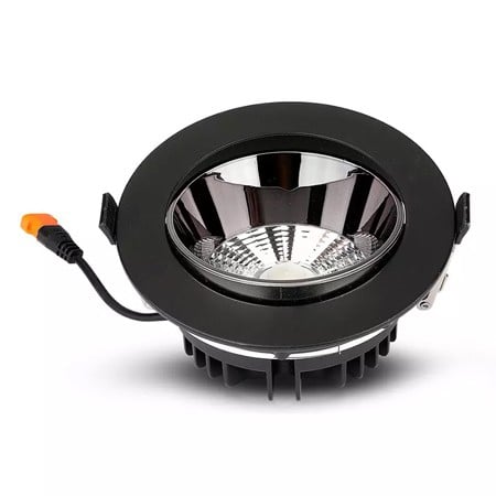 Spoturi De Exterior - SPOT COB 10W 6400K ALB RECE - NEGRU