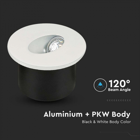 SPOT LED STEPLIGHT 3W 4000K ALB NEUTRU [5]