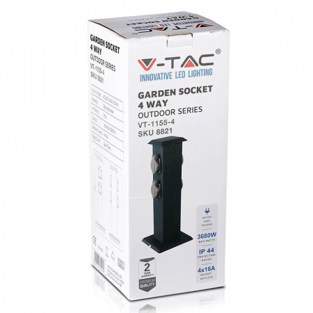 STALP EXTERIOR CU 4 PRIZE IP44 [10]