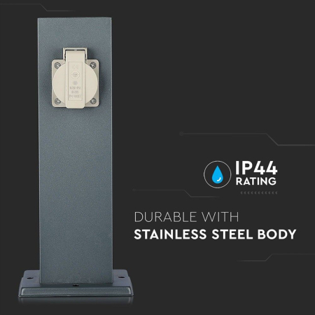STALP EXTERIOR CU PRIZA 2 CAI IP44 [2]