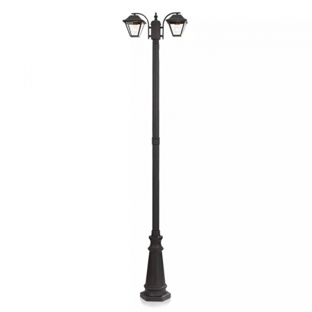 STALP ILUMINAT SOCLU 2XE27 228CM - NEGRU [1]