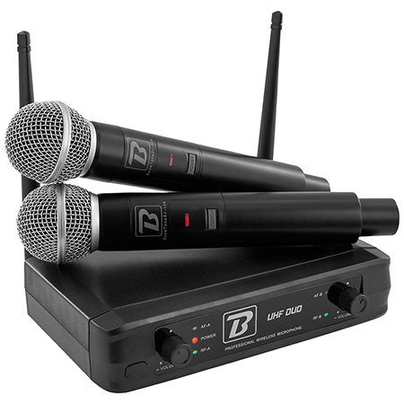 Seturi Microfoane Wireless - Stație Microfoane 2 UHF Wireless 663.5-682.2MHz | Sunet Clar și Puternic