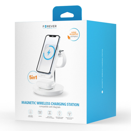 STATIE INCARCARE 5 IN 1 CU INCARCARE WIRELESS MAGNETIC - ALB [18]