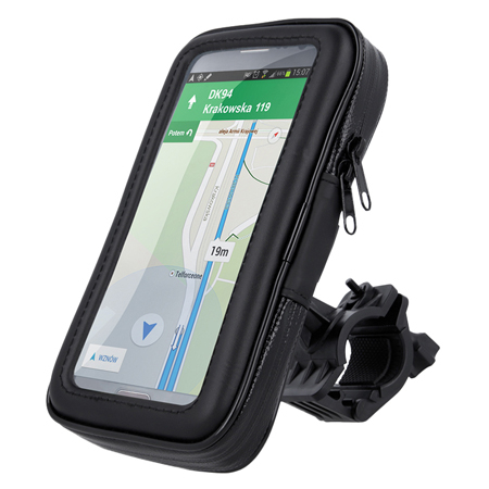 Accesorii Biciclete - SUPORT TELEFON XL CU PRINDERE PE CADRU/GHIDON IP54