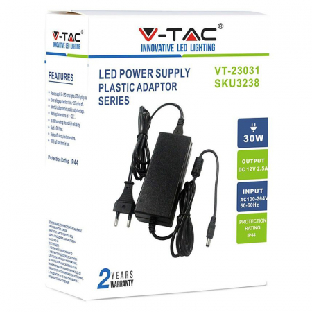 Sursa alimentare banda LED 12V 2.5A 30W V-Tac [3]
