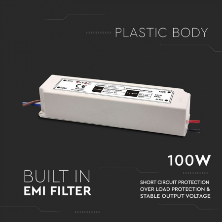 Sursa alimentare banda LED 12V 8A 100W V-Tac [3]