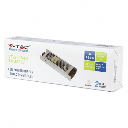 Sursa alimentare dimabila 12V 150W 12.5A IP20 V-Tac [5]