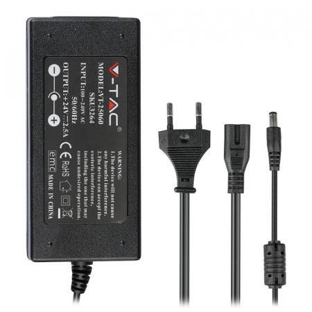 Sursa alimentare smps slim 24v 2.5a 60w V-tac [1]