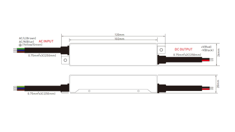 Surse si Drivere Banda LED - Sursa de alimentare / 24V / IP67 / 2.5A / 60W