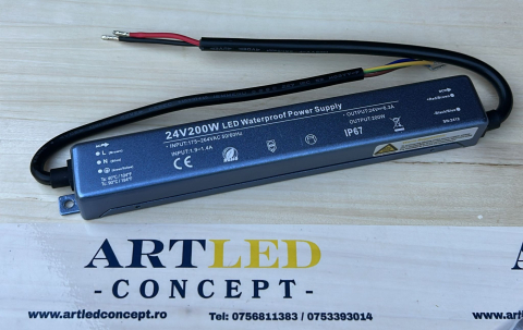 Sursa de alimentare IP67 200W 24V 5 Ani Garantie [1]