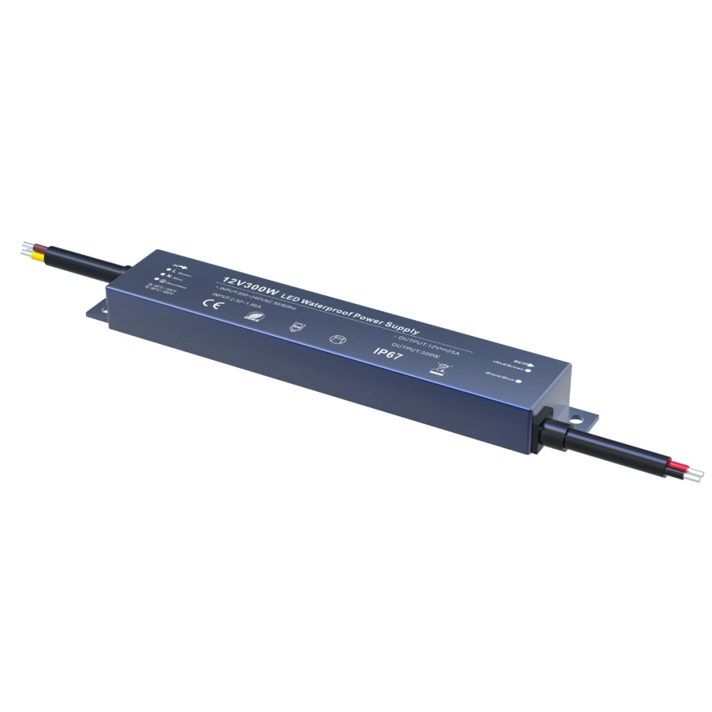 Surse si Drivere Banda LED - Sursă de alimentare LED 12V 300W IP67 Slim 3 ani garantie