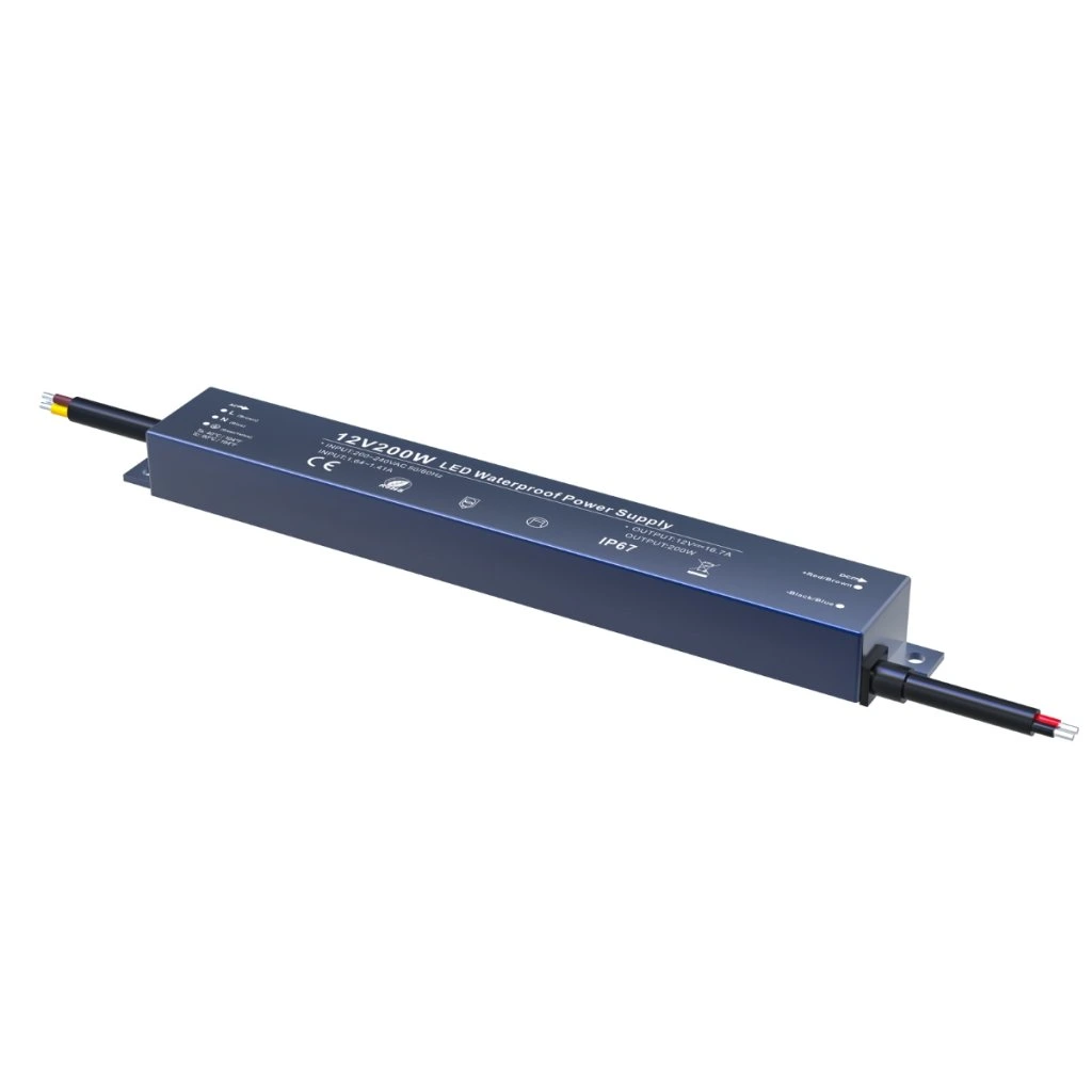 Surse si Drivere Banda LED - Sursă de alimentare LED 12V 200W IP67 Slim 3 ani garantie