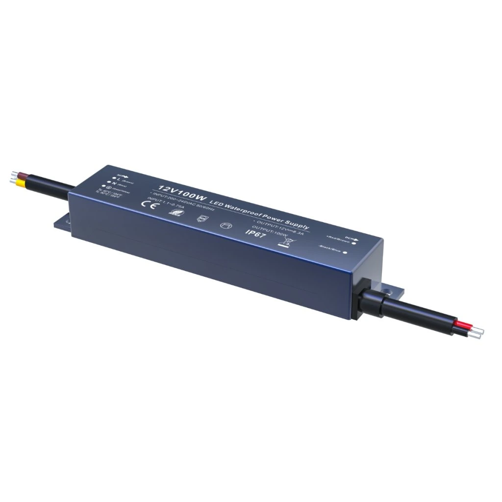 Surse si Drivere Banda LED - Sursă de alimentare LED 24V 100W IP67 Slim 3 ani garantie