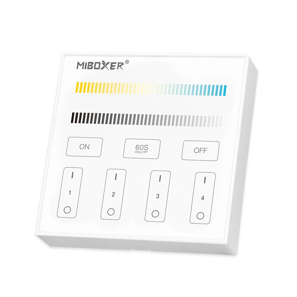 Controller bandă LED - Telecomanda panou inteligent B2, 4 Zone, CCT Miboxer