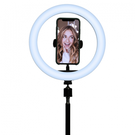 TREPIED SELFIE CU LAMPA CIRCULARA LED 5W 10''/25CM [3]