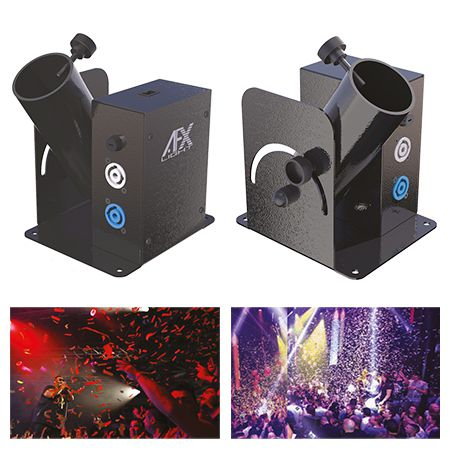 LUMINI SI EFECTE DISCO - TUN CONFETTI UNGHI REGLABIL, ACOPERIRE 4-66M