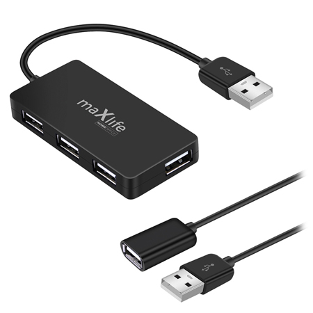Adaptoare - USB HUB 4 USB CABLU 0.15M + CABLU 1.5M