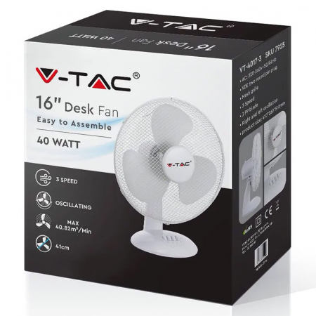 VENTILATOR BIROU PALETE 16" 40W [6]