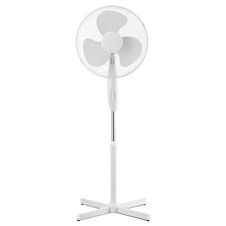 ELECTROCASNICE - Ventilator cu Picior Reglabil 120 cm, 40W, 3 Trepte de Viteză – Silențios, Alb Elegant