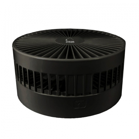 VENTILATOR PORTABIL CU ACUMULATOR - NEGRU [4]