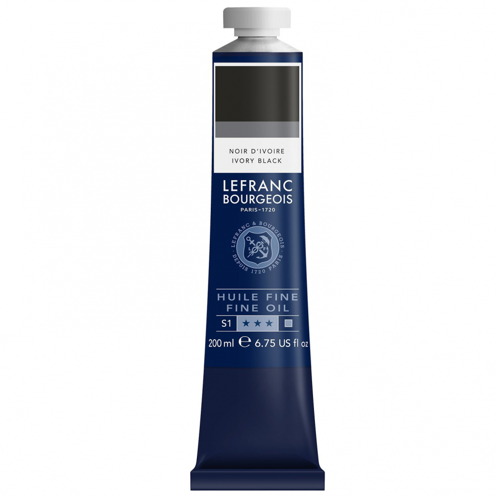 CULORI ULEI PICTURA 200 ML - IVORY BLACK [2]