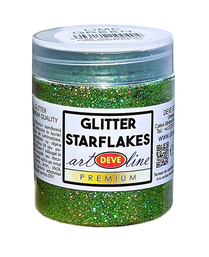 GLITTER HOLOGRAPHIC - LIME GREEN 50 GR [2]