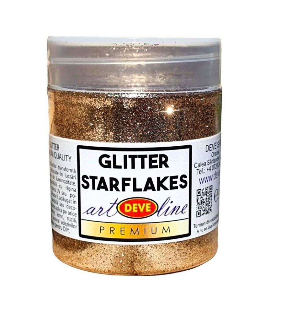 GLITTER STARFLAKES - CHAMPAGNE 50 GR [2]