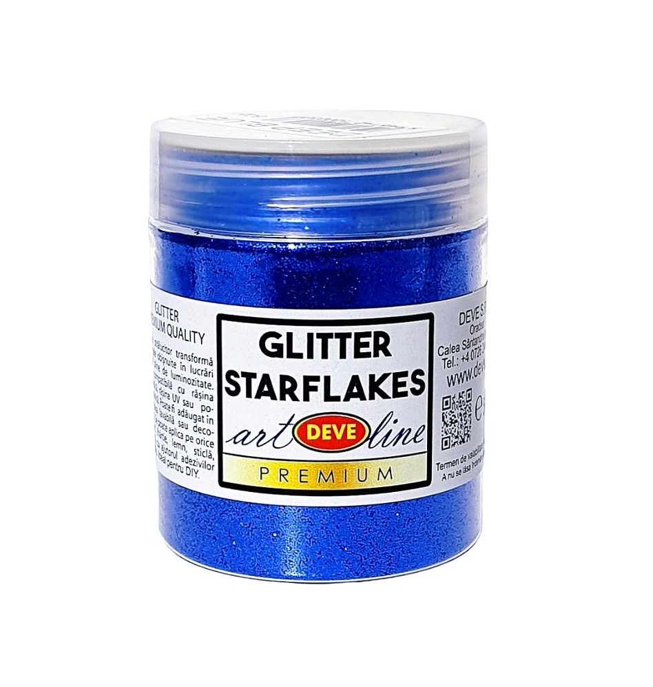 GLITTER STARFLAKES - DEEP BLUE 50 GR [2]
