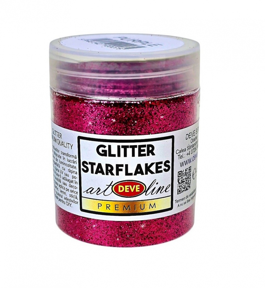 GLITTER STARFLAKES - PURPLE 50 GR [2]