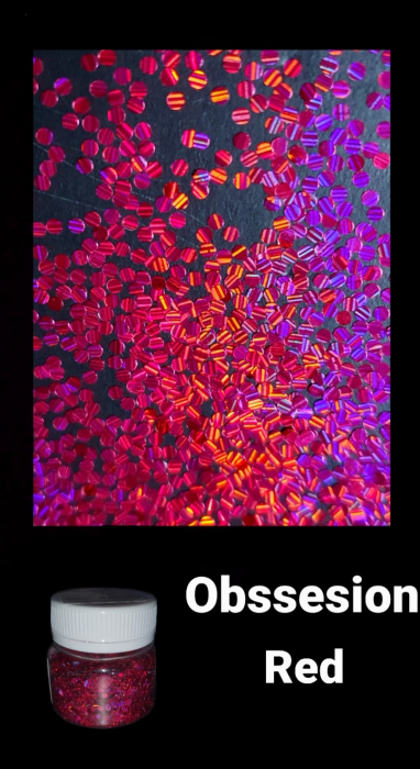 GLITTER TIGER EYE - OBSESSION RED 20 GR [1]