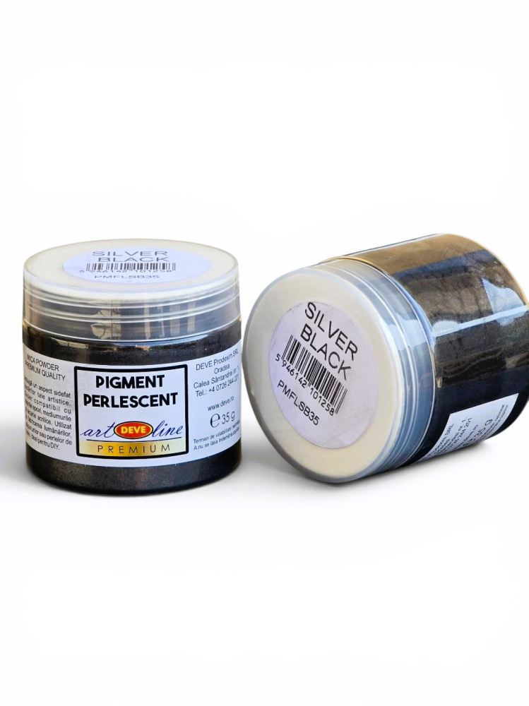 PIGMENT PERLESCENT - SILVER BLACK 35 GR [2]