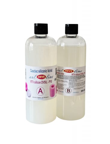 SILICON PENTRU MATRITE - CAUCIUC SILICONIC LICHID DVSIL10 - 1000 GR