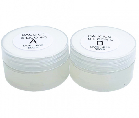 SILICON PENTRU MATRITE - CAUCIUC SILICONIC LICHID DVSIL25 - 100 GR