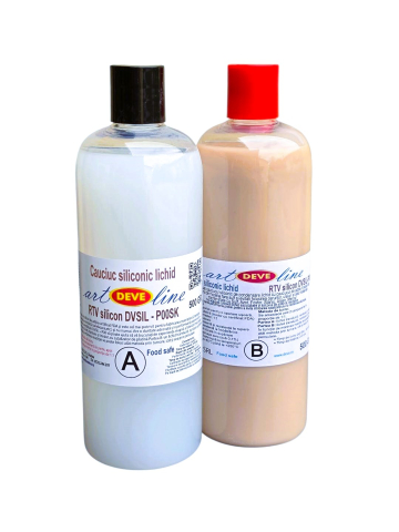 CAUCIUC SILICONIC LICHID - CAUCIUC SILICONIC LICHID P00 SKIN COLOR - 1000 GR
