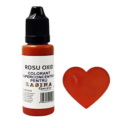 COLORANT PENTRU RASINA EPOXIDICA - COLORANT PENTRU RASINA - ROSU OXID 20 ML