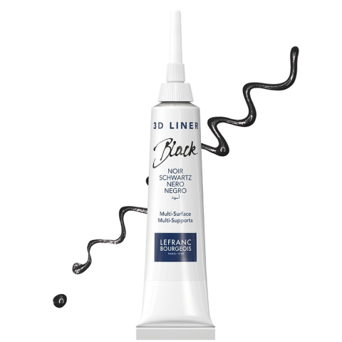 CONTUR PENTRU STICLA SI CERAMICA - CONTUR 3 D RELIEF PENTRU STICLA SI CERAMICA - BLACK 20 ML