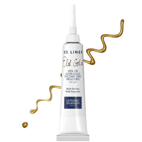 ONTUR 3 D RELIEF PENTRU STICLA SI CERAMICA - OLD GOLD 20 ML