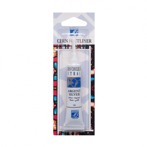 CONTUR PENTRU STICLA SI CERAMICA - CONTUR PENTRU STICLA SI CERAMICA - SILVER 20 ML